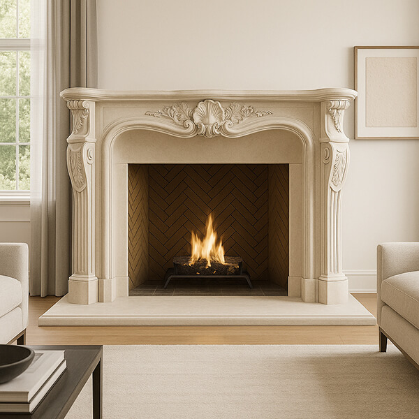 Precast Surround Precast Mantel Mantel Installation DreamCast Design And Production