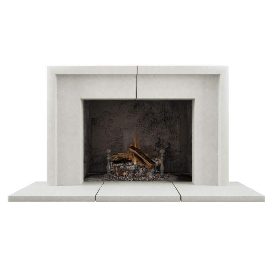 Sevun WHITE SMOOTH fireplace surround