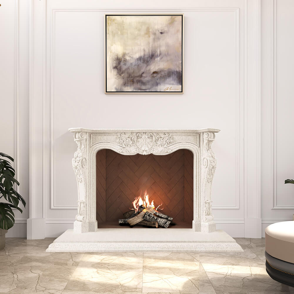 Athena fireplace surround - Precast Mantels
