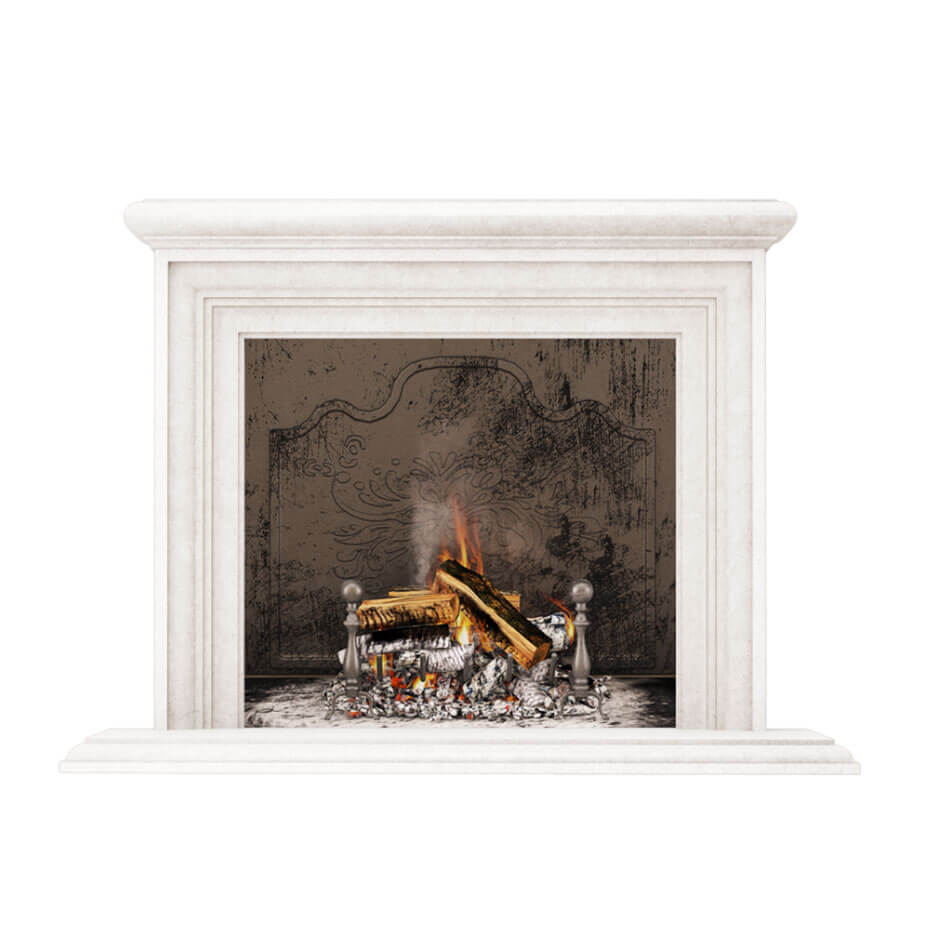 Sonoma Fireplace Surround White Smooth 1
