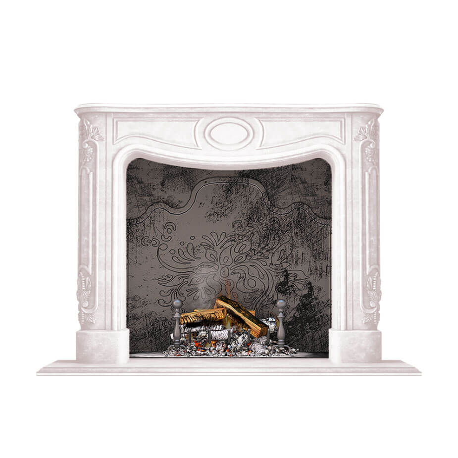 Florence fireplace surround-WHITE-TRAVERTINE-1