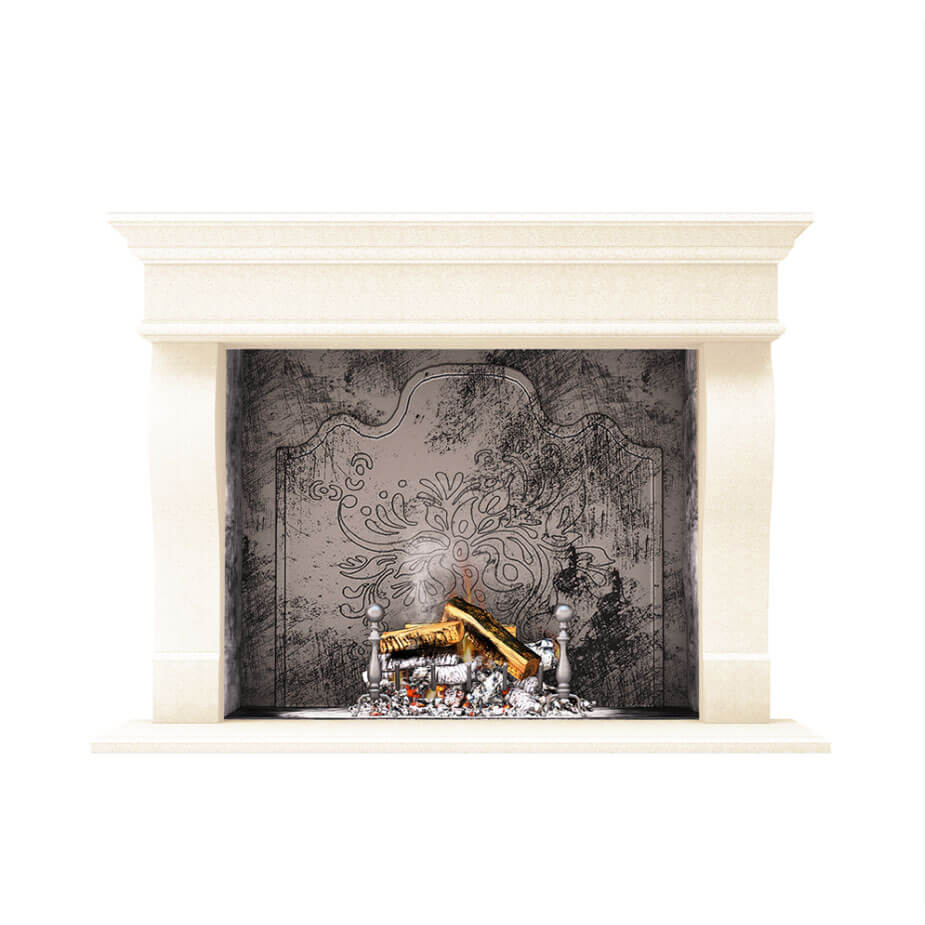 Lina Fireplace surround BEIGE-ACID-WASH