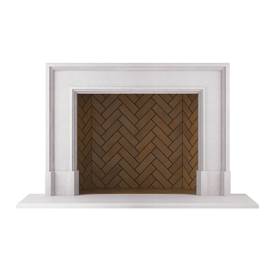 Cyprus Fireplace Surround Smooth White