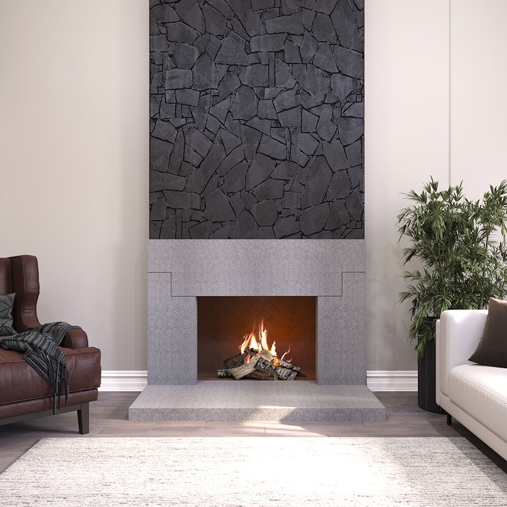 Precast Surround Ivy Precast Fireplace Surround | Free Shipping