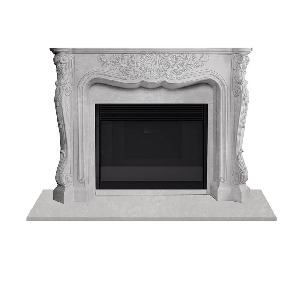elegant fireplace mantel